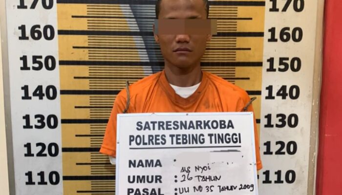 Polres Tebingtinggi Gerebek Rumah, Amankan Sabu Siap Edar