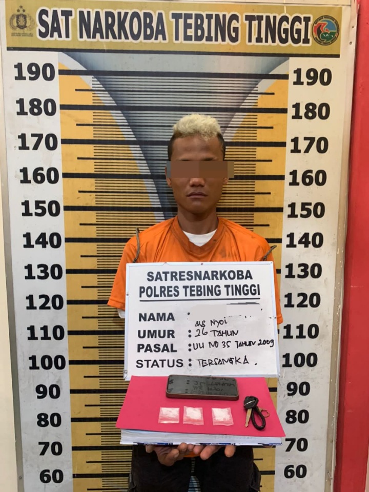 Polres Tebingtinggi Gerebek Rumah, Amankan Sabu Siap Edar