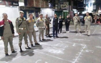 Satpol PP Siantar Amankan Rencana Perobohan Gedung IV Pasar Horas