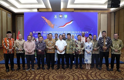 Hadiri Rakor Gubernur Se-Sumatera, Pemprovsu Komit Laksanakan Percepatan Program Prioritas Presiden RI