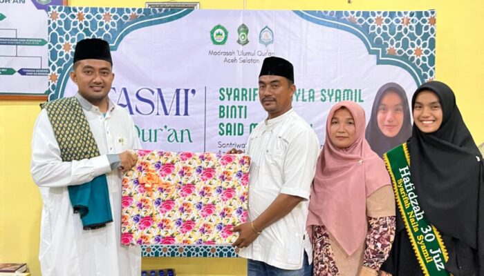 MUQ Aceh Selatan Puncaki Peringkat Setoran Hafalan Al-Quran Terbanyak Se-Aceh