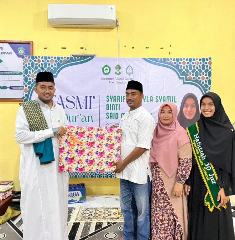 MUQ Aceh Selatan Puncaki Peringkat Setoran Hafalan Al-Quran Terbanyak Se-Aceh