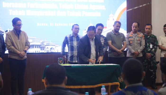 Rico Waas Lakukan Pertemuan Dengan Forkopimda Dan Tokoh Publik, Jaga Kondusivitas Kota Medan Pasca Demo Anarkis