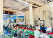 Prajurit TNI Yonif TP 857/GG Dan Warga Geumpang Larut Dalam Doa