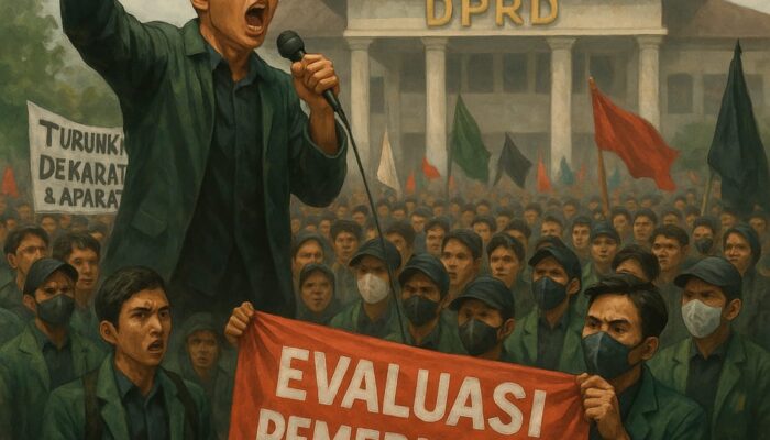  Ribuan Mahasiswa Tuntut Evaluasi Pemerintah Hingga Reformasi Polri