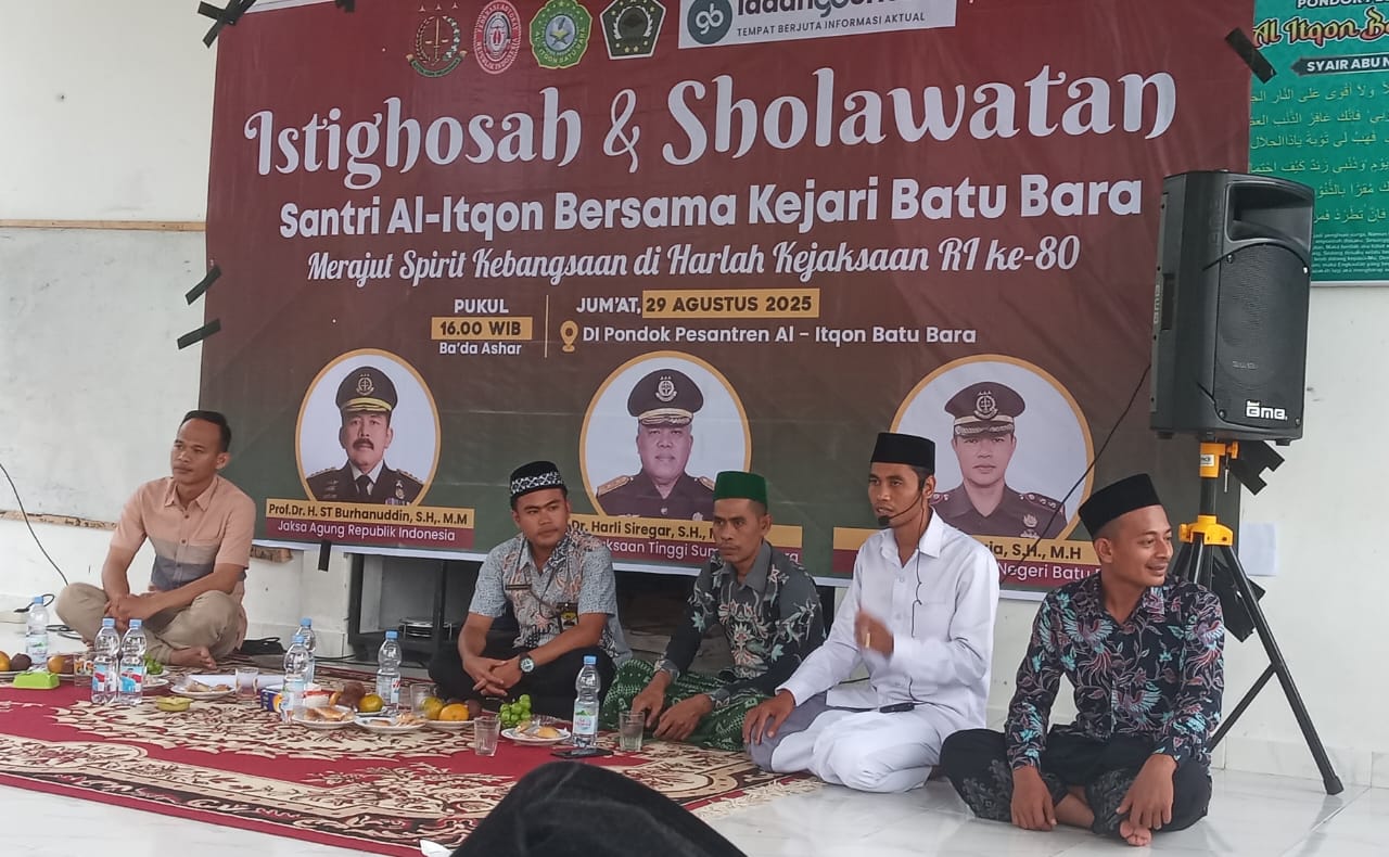 Harlah Ke-80 Kejaksaan RI, Kejari Batubara Kunjungi Ponpes Al-Itqon