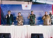 Prof. Terawan, Pangdam I/BB, Bupati DS Resmikan Indoklinik Tembung