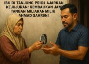 Ibu Di Tanjung Priok Ajarkan Kejujuran: Kembalikan Jam Tangan Miliaran Milik Ahmad Saroni