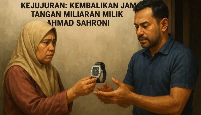  Kembalikan Jam Tangan Miliaran Milik Ahmad Saroni