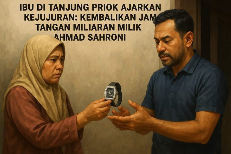 Ibu Di Tanjung Priok Ajarkan Kejujuran: Kembalikan Jam Tangan Miliaran Milik Ahmad Saroni