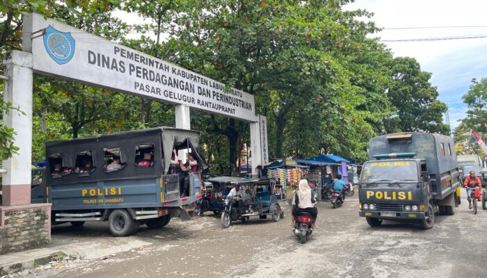 Polres L. Batu Gelar Patroli Di Seputaran Kota Rantauprapat