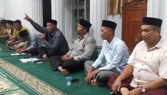 Padang Hilir Susoh Sosialisasikan Perbup Abdya Peukong Agama