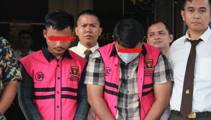 Dua Tersangka Dugaan Korupsi Proyek Dinkes Nias Barat Ditahan