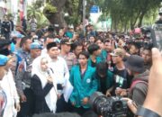 Mahasiswa Unimed Demo Di DPRD Sumut, Sampaikan 16 Tuntutan