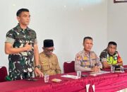 Lettu Inf Yudha Triwibowo Wakili Danyon TP 857/GG Hadiri Rapat Koordinasi