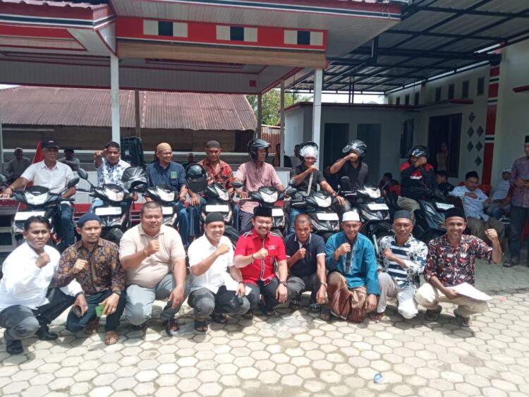 KPA Wilayah Tamiang Bagikan Sepeda Motor Untuk Panglima Sagoe