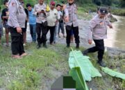Warga Tadukan Raga Geger, Mayat Pria Ditemukan Di Tepi Sungai Belumai