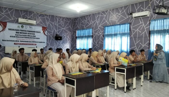 IPSPI Aceh Bumikan Profesi Peksos Ke Pelajar Timur Aceh
