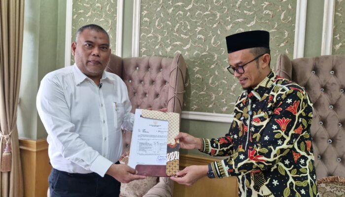 Wali Kota Haji Rasyid Bancin Audiensi Ke Kakanwil BPN Aceh