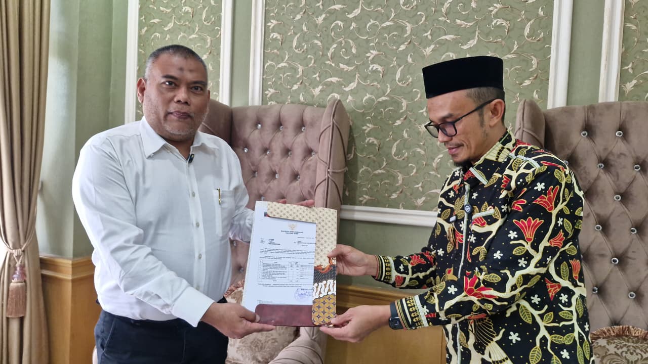 Wali Kota Haji Rasyid Bancin Audiensi Ke Kakanwil BPN Aceh