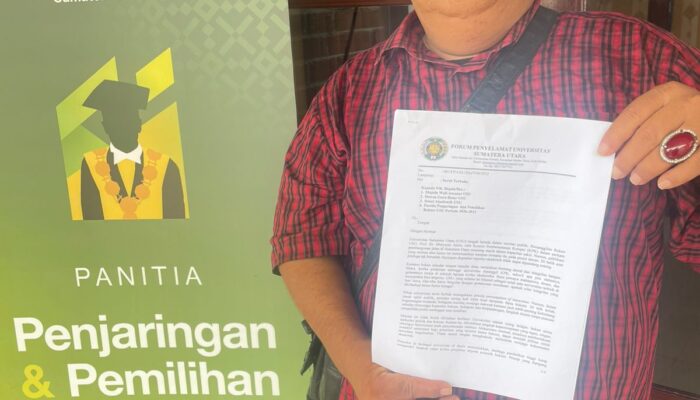 Rektor USU Terjerat Isu Korupsi, Forum Penyelamat USU Layangkan Somasi Terbuka