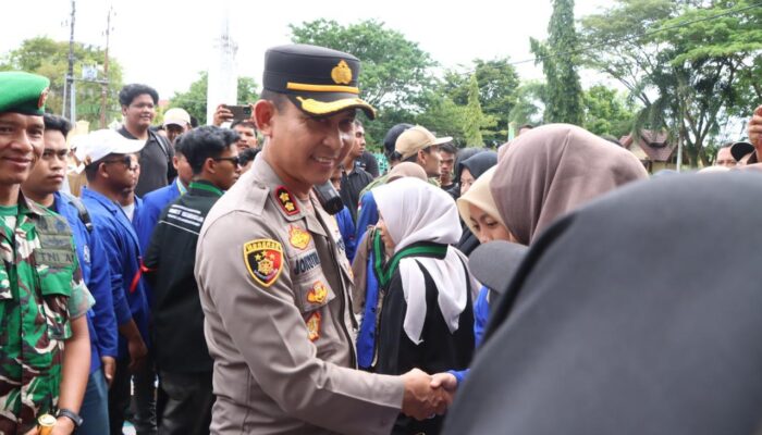 Kapolres Apresiasi Aksi Damai Mahasiswa Di Aceh Singkil