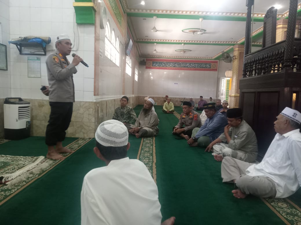 Kapolsek P. Brandan Apresiasi Partisipasi Warga Jaga Kondusivitas