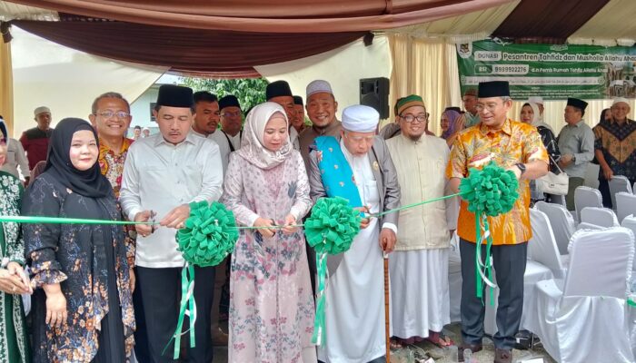 Wali Kota Medan Resmikan Pesantren Tahfidz Dan Mushalla Allahu Ahad, Wakaf Keluarga Alm Prof Marwali Harahap