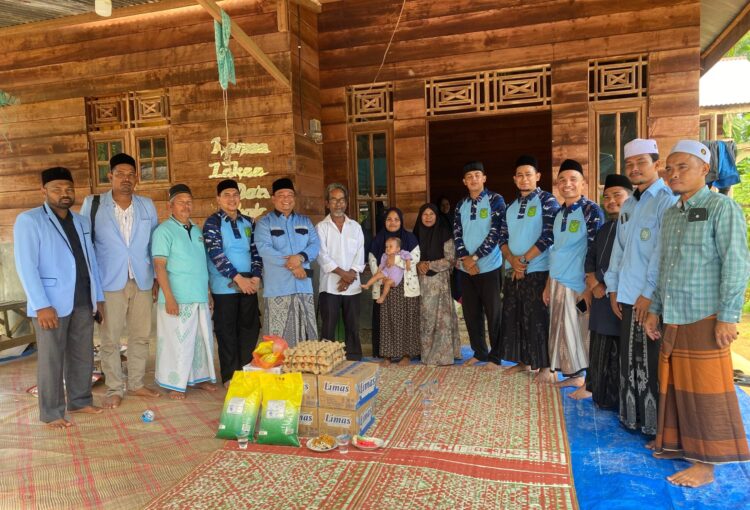 BKPRMI Santuni Keluarga Korban Pembunuhan Kurir Paket Di Aceh Timur
