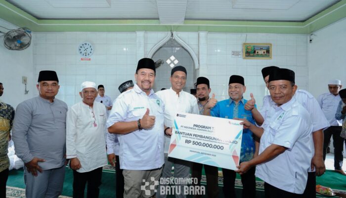 PT Inalum Bantu Pembangunan Masjid Taqwa Muhammadiyah