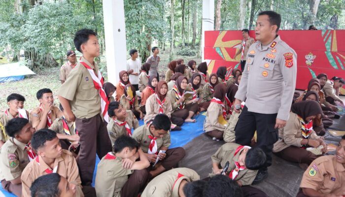 AKBP Yulhendri Buka Perkemahan Bhaksos II Pramuka Saka Bhayangkara Polres Aceh Tenggara