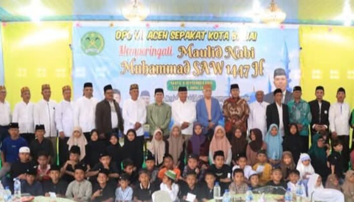 Wali Kota Apresiasi Maulid Nabi DPC VII Aceh Sepakat Di Binjai Timur