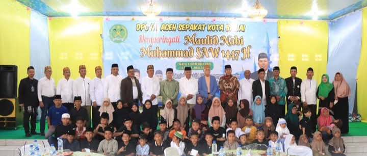 Wali Kota Apresiasi Maulid Nabi DPC VII Aceh Sepakat Di Binjai Timur