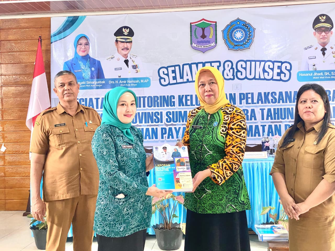 TP PKK Sumut Lakukan Monitoring Lomba UP2K Di Kota Binjai
