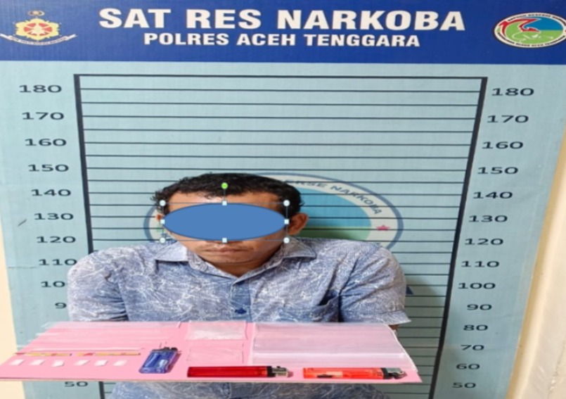 Polres Agara Ringkus Warga Desa Perapat Hilir Terlibat Sabu