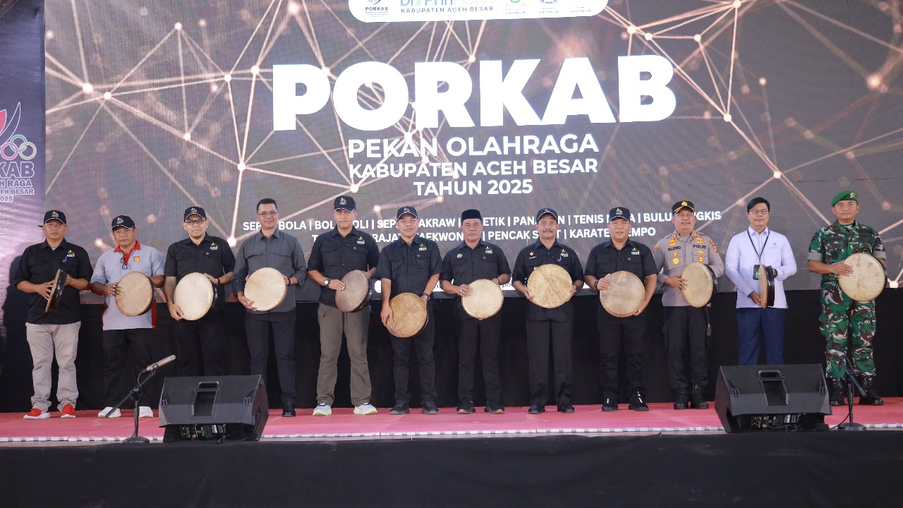 Bupati Aceh Besar Buka Porkab 2025, Target Jadi Lumbung Atlet Berprestasi