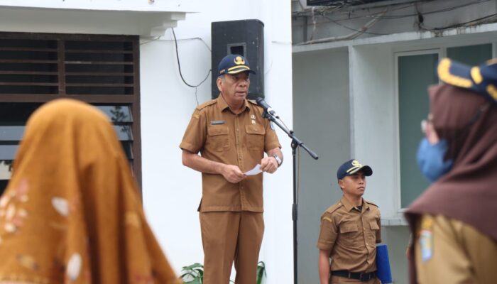 Pemko Binjai Gelar Apel Gabungan, Sekda Tekankan Tugas Pelayanan Publik