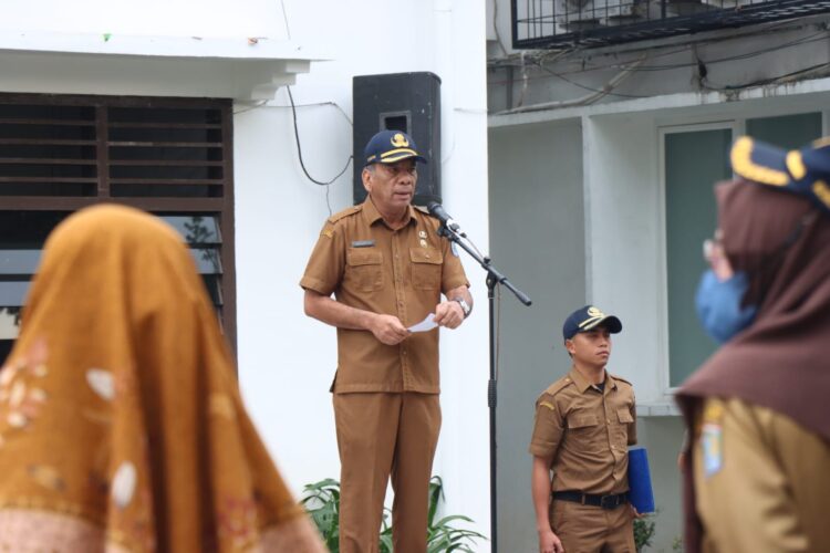 Pemko Binjai Gelar Apel Gabungan, Sekda Tekankan Tugas Pelayanan Publik