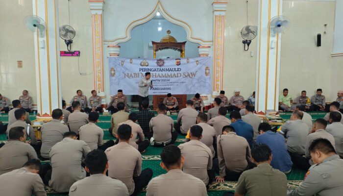Polres Sabang Gelar Maulid Nabi, Pererat Silaturahmi Dengan Masyarakat