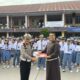 Sat Lantas Polres Samosir Salurkan Perlengkapan Lalu Lintas Ke Pelajar