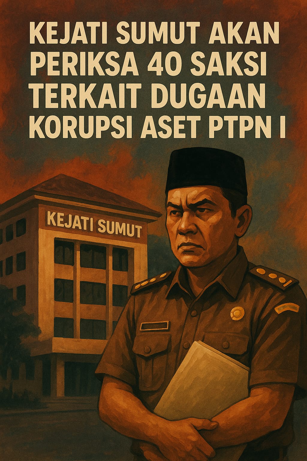 Kejati Sumut Akan Periksa 40 Saksi Terkait Dugaan Korupsi Aset PTPN I