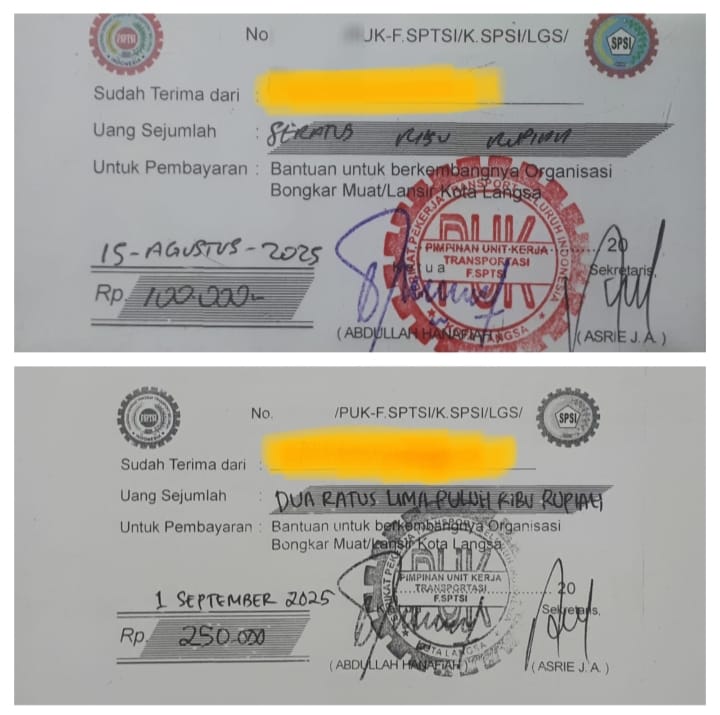 Pengurus SPSI Langsa Diduga Pungli Pengusaha Toko