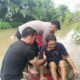 Polsek P. Brandan Berhasil Selamatkan Pria Paruh Baya Yang Hanyut Di Sungai Pelawi