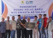YBM PLN UID Sumut Salurkan Bantuan Fasilitas Ruang Belajar MTs As Salam Lau Baleng