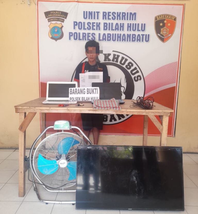 Polsek Bilah Hulu Ciduk Pencuri Dalam Sumur