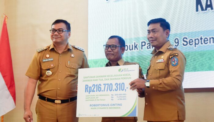 Bupati Deliserdang Kukuhkan Tim Forum Kepatuhan Jaminan Sosial Ketenagakerjaan