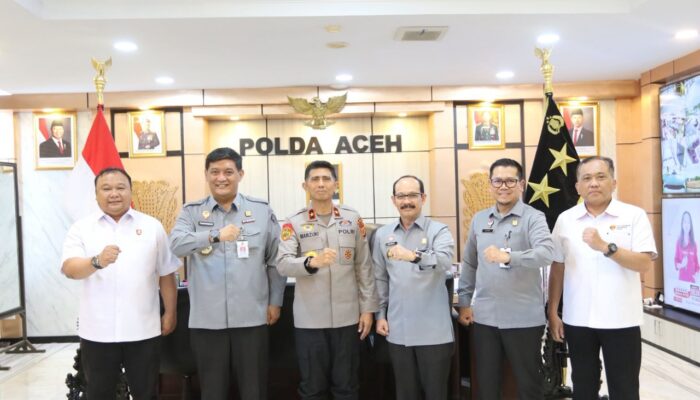 Kapolda Terima Audiensi Kakanwil Kemenkum Aceh