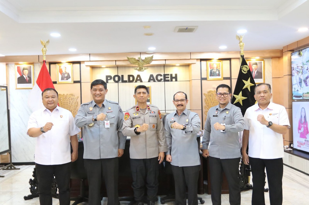 Kapolda Terima Audiensi Kakanwil Kemenkum Aceh