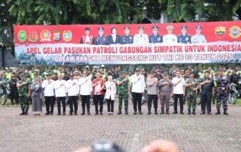 Wali Kota Binjai Ikuti Apel Gelar Pasukan Patroli Gabungan Jelang HUT Ke-80 TNI