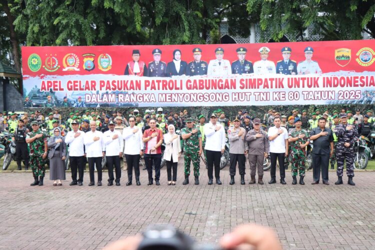 Wali Kota Binjai Ikuti Apel Gelar Pasukan Patroli Gabungan Jelang HUT Ke-80 TNI